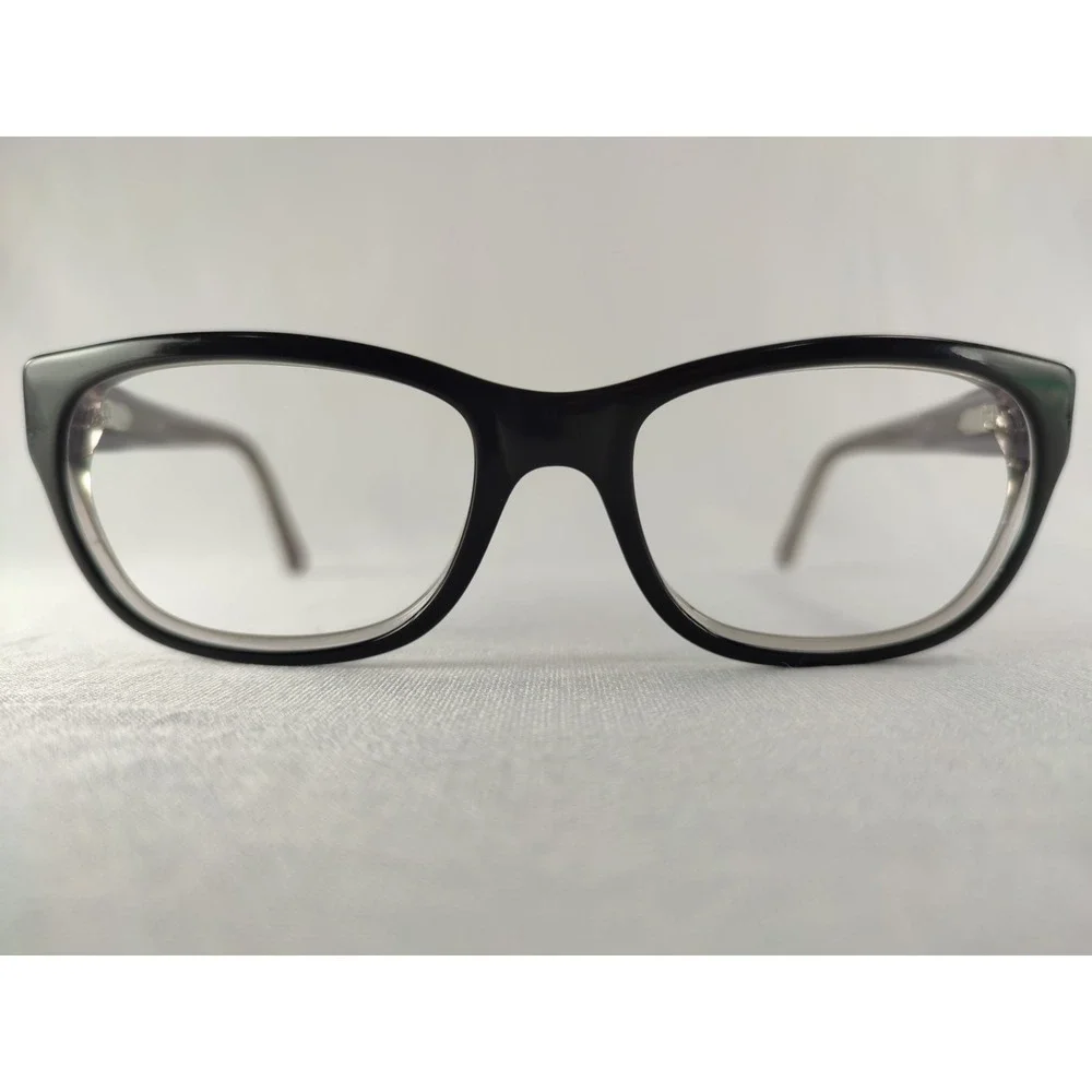Guess Eyeglass Frames Women Black Gray Crystal Rhinestone Soft Rectangle Cat Eye